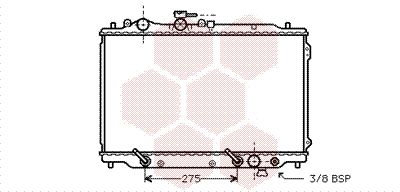 VAN WEZEL Radiators, Motora dzesēšanas sistēma 27002051